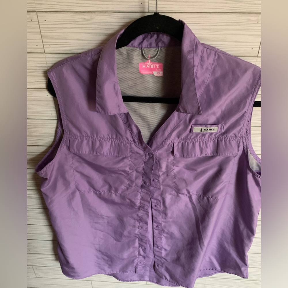 Habit Women's Purple Sleeveless Top